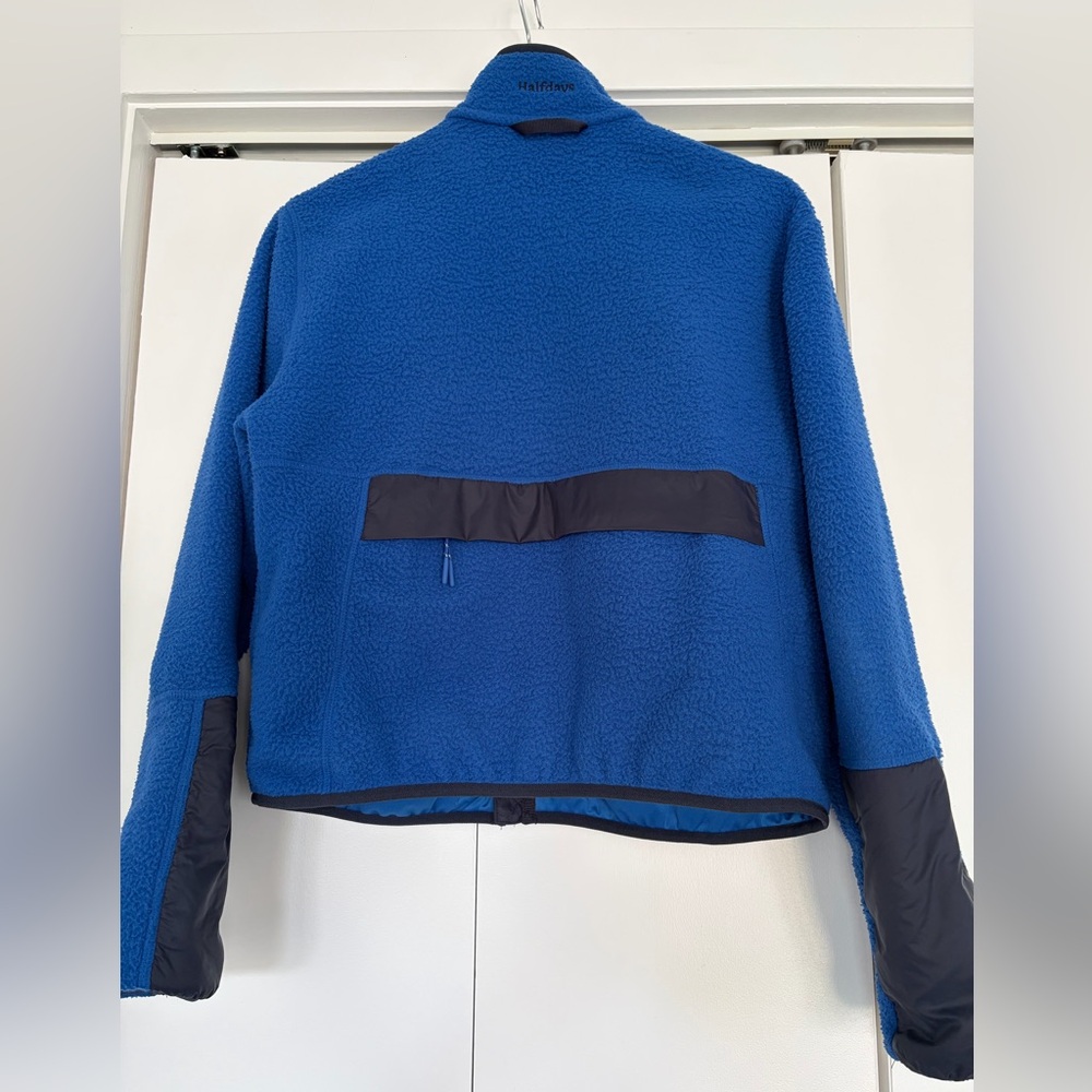 Halfdays Chapelle Fleece Jacket size S in color Cobalt - Picture 4 of 6